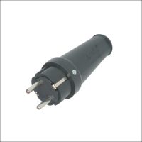 1x16 A Kauçuk Düz Fiş IP44